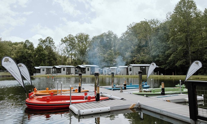 Pittman Center House | Creekside Modern Tiny Home | Racoon Cabin