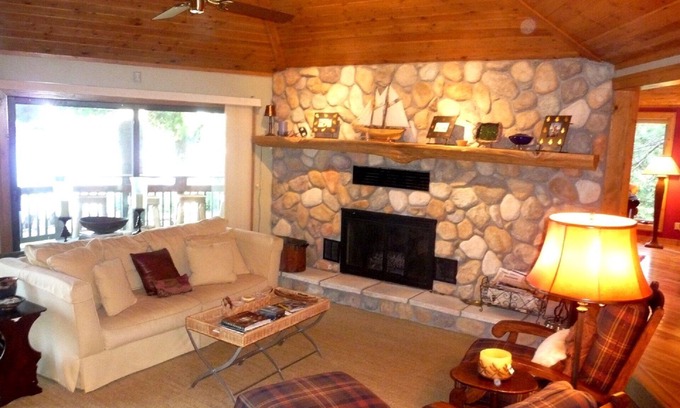 Crosslake Cabin | Crosslake MN Lake Home, Sunsets, Sand Beach, Walk to Town Square