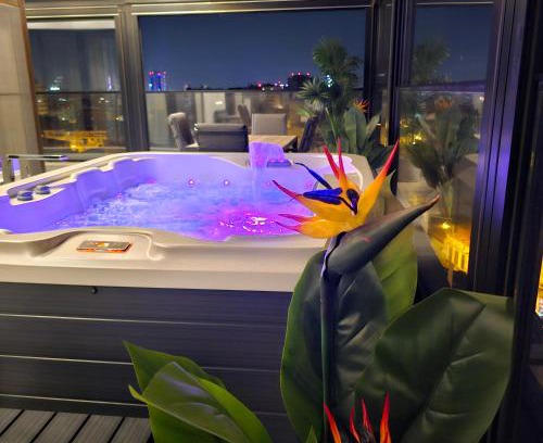 Bucharest City-Centre Apartment | Crown Penthouse - Luxurious, Spa & Vista