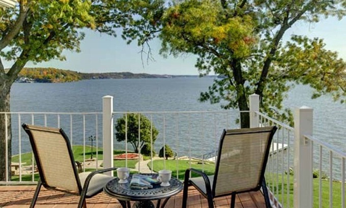 Gravois Mills House | Crownview - Private Point Lake Home with Beautiful Panoramic Water Views 7MM