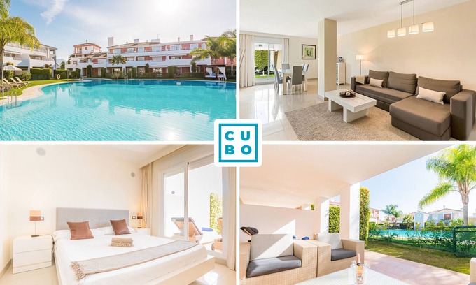 New Golden Mile Apartment | Cubo's Cortijo Del Mar Resor 6 PAX/Marbella/free wifi/air conditioning/community pool
