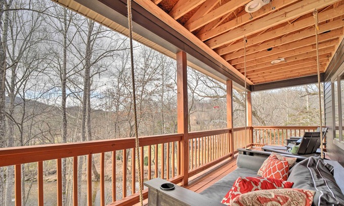 Cullowhee House | Cullowhee Vacation Rental on the River!