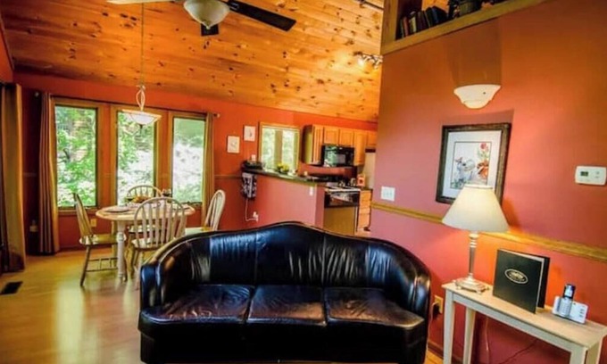 Skyland Cabin | Cute lil cabin w/hottub overlooking the trout pond