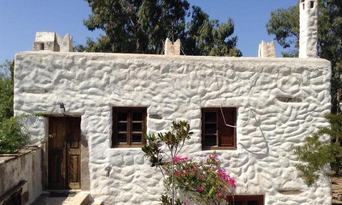Naxos Villa | "Cycladic Stone CastleHouse & Garden
