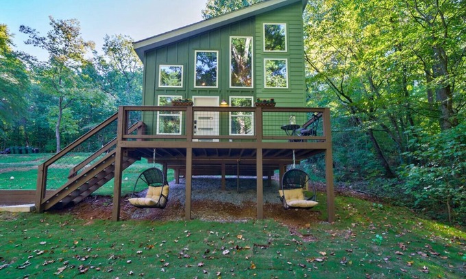 Dahlonega House | Dahlonega Tree Tops Tiny Home @HuddleTiny Homes