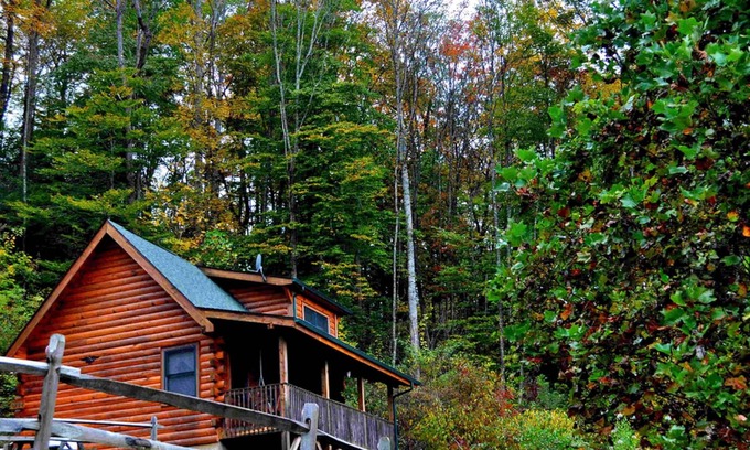 Waynesville Cabin | Deer Country Vacation Cabins #4 - Long Range View, Dogs Friendly