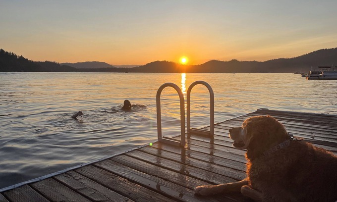 Loon Lake House | Deer Lake Cabin Retreat with private beach access - quiet clean lake!