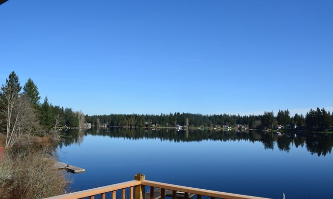Clinton House | Deer Lake Getaway - private dock, fire pit and a hot tub!