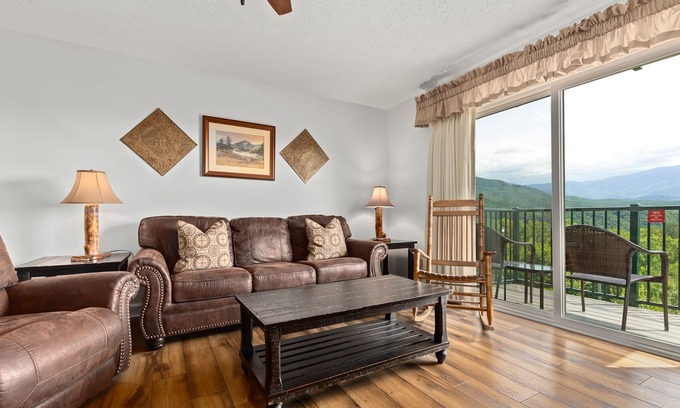 Gatlinburg - Pigeon Forge Condo | Deer Ridge E208 | Fireplace, Resort Amenities