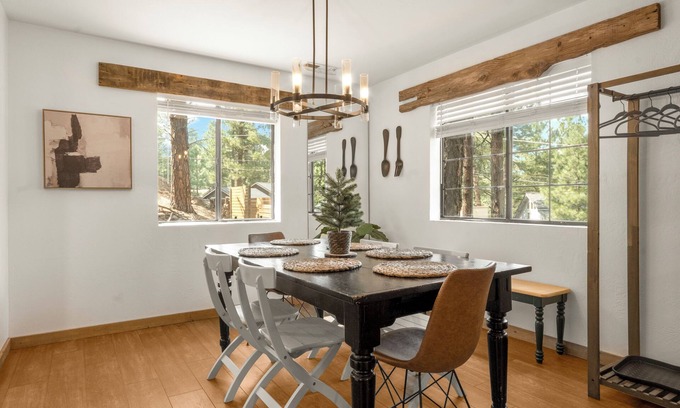 Kachina Village House | Delightful 3-bedroom house in charming Flagstaff w/King Size Bed & Gas Log Stove