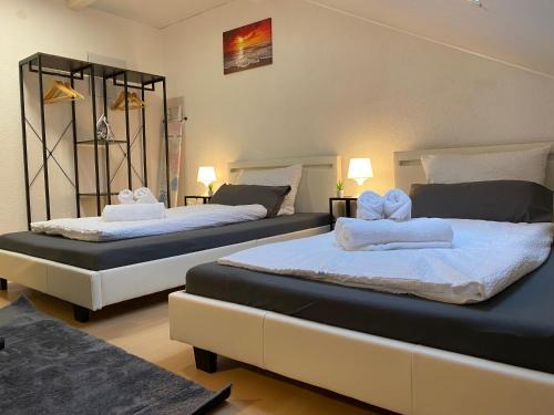 Bad Friedrichshall Apartment | Deluxe Business Suite mit 2 Schlafzimmer & Parkplatz, Highspeed WLAN, Netflix Premium, zentral zu Audi & Schwarz Gruppe
