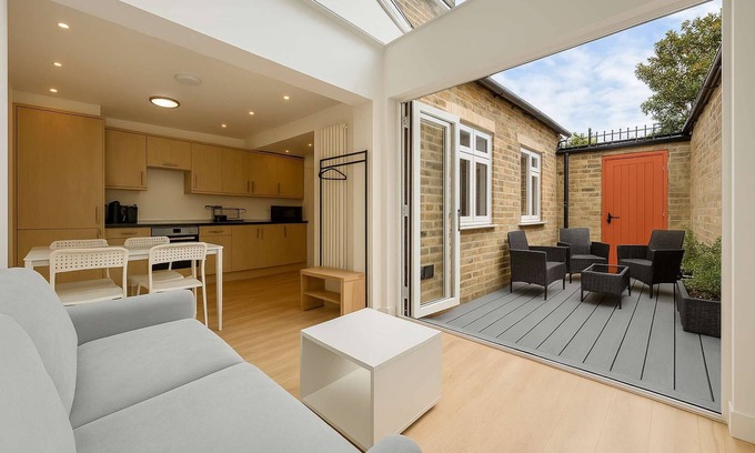 White City Apartment | Deluxe One-Bedroom Apartment with Private Backyard