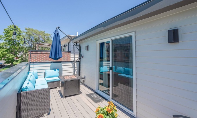 West Colfax House | DenverStays: Luxurious 3BD, 10 Min to Downtown! Deck+Garage+EV Plug! VIDEO TOUR!