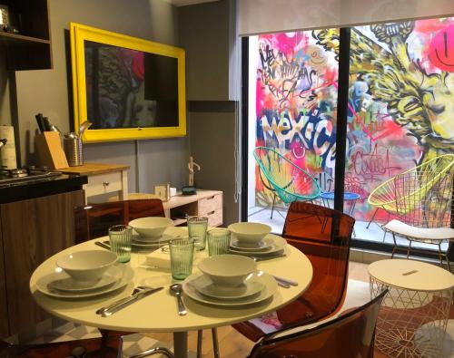 La Condesa Apartment | Departamento con moderna terraza y súper Ubicacion