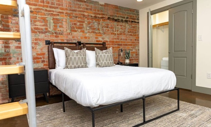 Roanoke Apartment | Designer brick loft in downtown