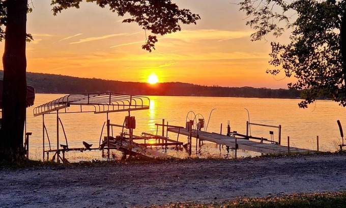 Honeoye House | Designer Lakefront 2 BR, 1 BA w/Lake Access, Driveway Parking & Private Beach