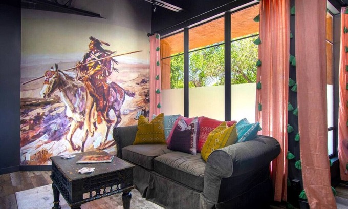 Downtown Santa Fe Apartment | Designer Loft at Historic Santa Fe Plaza - Spacious 520 Sq Ft.