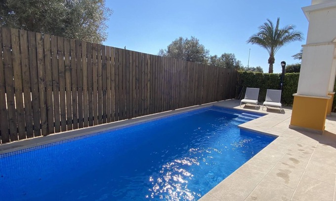 Torre-Pacheco Villa | Detached Villa with Heated Pool & Farmland Views CED59