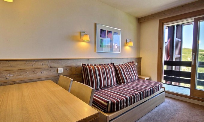 Belle Plagne Apartment | Deux pièces pour 4-5, balcons, proche des pistes et commerces - FR-1-455-180