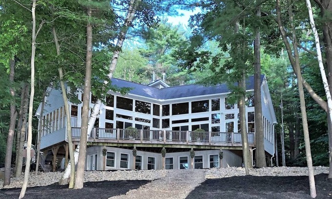 Northville Ski Chalet | Direct Lakefront 3-Unit: Hot Tub~Fire Pit~Dock