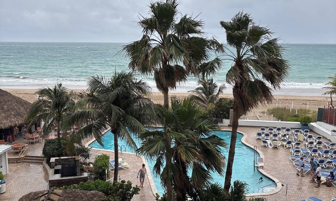 Barrier Island Hotel | Direct ocean view with a comfortable balcony. Amazing and unique view.