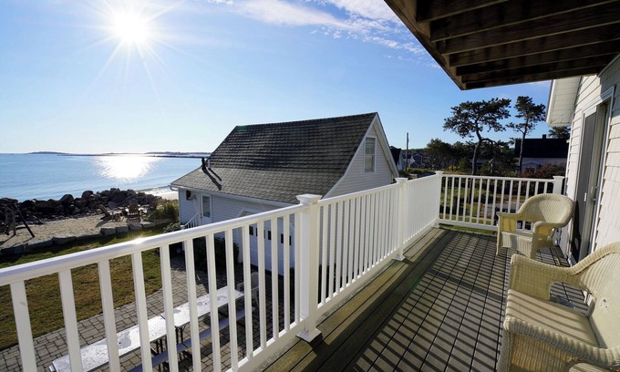 Southern Coast House | Direct Oceanfront/Beachfront Home in Saco, ME. Family Retreat sleeps 19