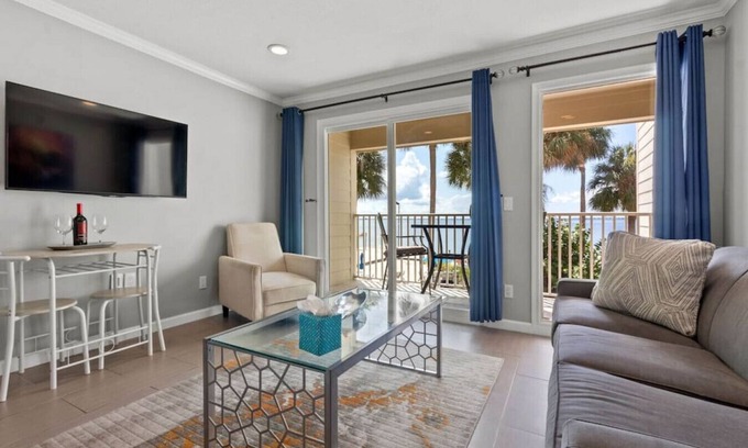 Rocky Point Apartment | Direct Waterfront View- from balcony Heated Pool