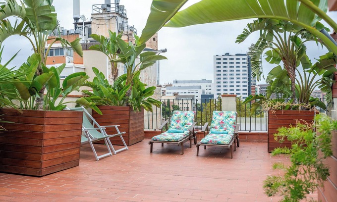 Sants Apartment | Discover this charming and modern 1-bedroom apartment with private terrace