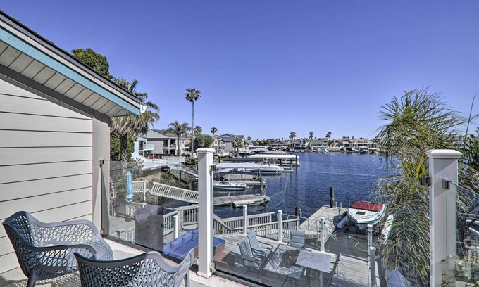 Discovery Bay House | Discovery Bay Retreat w/Balcony & Boat Dock!