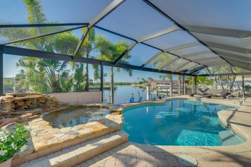 Burnt Store House | Dock and Pool Canal-Front Cape Coral Oasis!