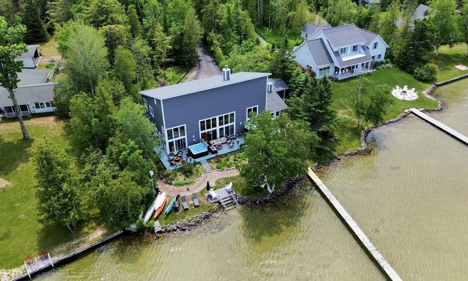Lake Leelanau House | Dock your boat directly on Lake Leelanau! Hot tub included. August dates open