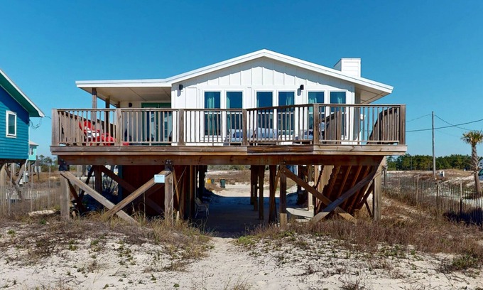 Southpointe House | Dog-friendly beachfront home w/deck, views, and beach access