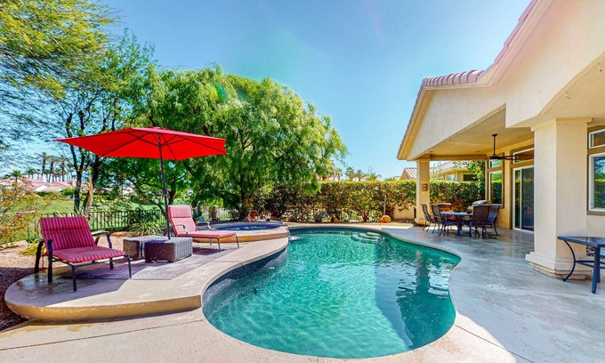 La Quinta House | Dog-Friendly Golfer's Haven w/Private Pool & Spa - On 6th Hole of Dunes Course