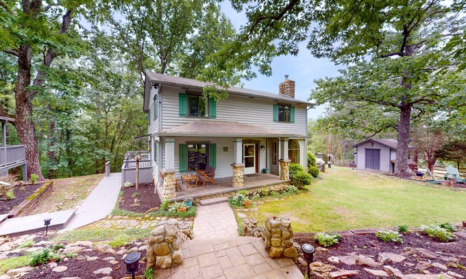 Lookout Mountain House | Dog-friendly home with private pool, fireplace, deck, grill, & washer/dryer