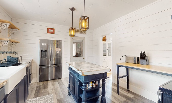 Enterprise House | Dog-friendly home on large lot with mountain & creek views, deck, & streaming