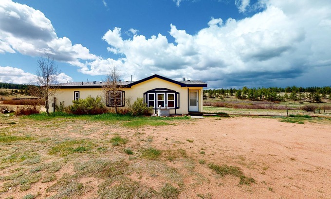 Florissant House | Dog-friendly home with a furnished deck, washer/dryer, & incredible views