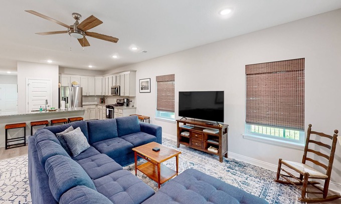 Port St. Joe House | Dog-friendly house with a pool, central AC, washer/dryer, patio, & WiFi