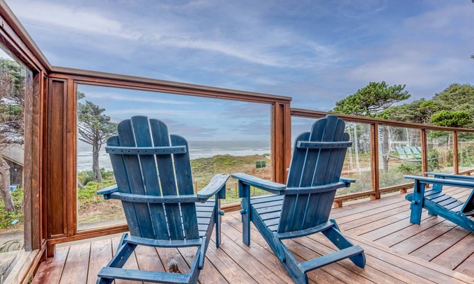 Oregon Coast House | Dog Friendly, Ocean View Home with a Hot Tub and Easy Beach Access!