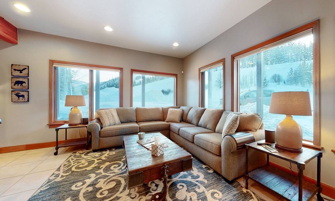 Old Town House | Dog-friendly retreat with private hot tub & mountain view - near skiing/hiking