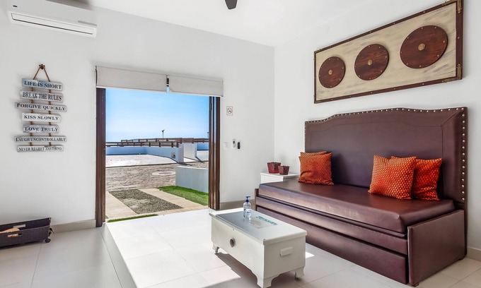 La Paloma House | Dog-friendly suite with beach views, outdoor pool, patio, kitchenette, & AC