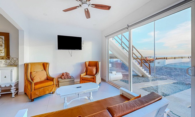 La Paloma House | Dog-friendly villa with heated outdoor pool, hot tub, streaming, balcony, grill