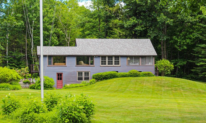 Moultonborough Cottage | Dog-friendly waterfront cottage with private dock, community beach, grill, W/D