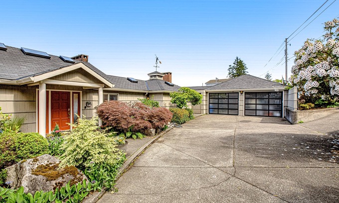 Belfair House | Dog-friendly waterfront home w/Hood Canal views, dock, beach, kayaks-Dogs ok