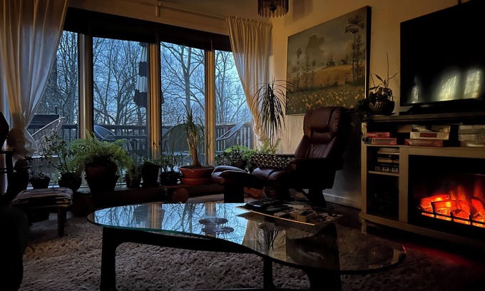 New Paltz House | Dog loving, heated salt water pool, New Paltz retreat in the woods.