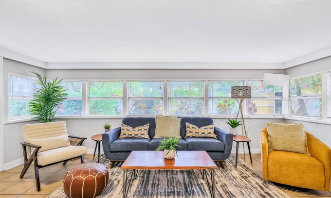Ballast Point House | Dog & Snowbird-Friendly Home with Patio, Shuffleboard, Central A/C, WiFi!