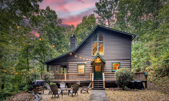 My Mountain Cabin | Dogs stay free/Private/15mins Blue Ridge