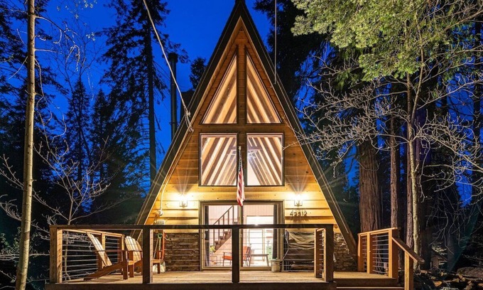 Bretz Mountain Village Cabin | Dogwood Peak ~ Mid-Century A-Frame with AC + Style