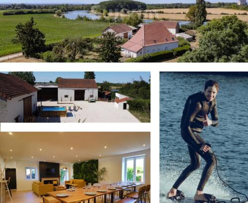 Pagny-le-Chateau House | Domaine de Champenatre Maison en bord de saone