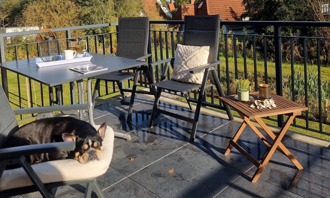 Dorumer Neufeld Apartment | Dorumer Sielhuus 12 - Strandnah mit Sauna und Balkon