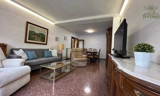 El Gancho Apartment | Dos Torres Alfajería con parking privado gratis